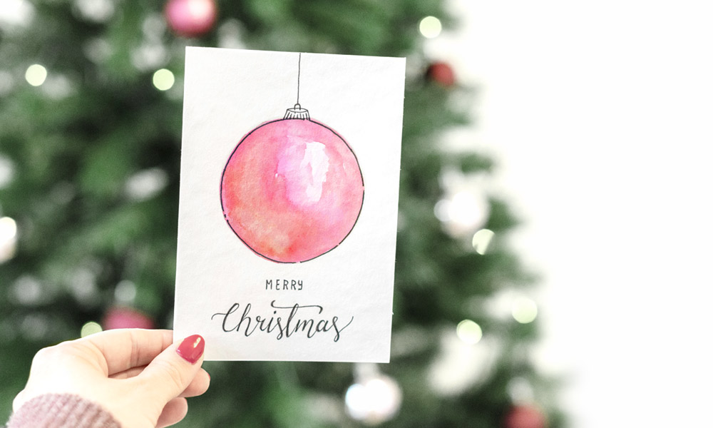 Weihnachtskarten selbst gestalten bonbon villa